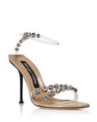 Sergio Rossi Women's Stone-embellished High-heel Sandals