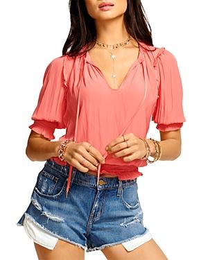 Ramy Brook Merry Ruffle Trim Top