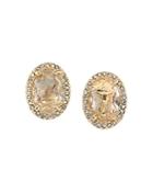 Carolee Button Clip-on Earrings