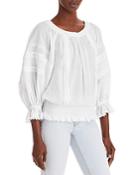 Ramy Brook Simone Cotton Embroidered Top