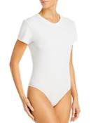 Jonathan Simkhai Shannon Organic Cotton Short Sleeve Bodysuit