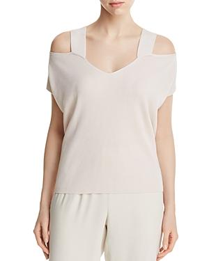 Eileen Fisher Cold Shoulder Knit Top - 100% Exclusive