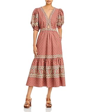 Sea Fernanda Tile Print Cotton Dress