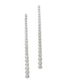 Bloomingdale's Diamond Linear Drop Earrings In 14k White Gold, 0.75 Ct. T.w. - 100% Exclusive