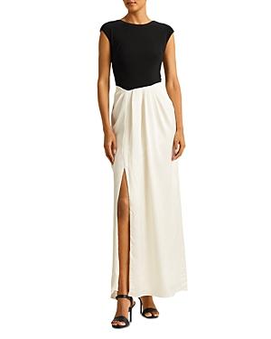 Lauren Ralph Lauren Knit Top & Satin Gown