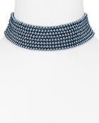 Kenneth Jay Lane Cultured Freshwater Pearl Choker Necklace, 12
