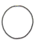 Kurt Geiger London Oil Slick Crystal Collar Necklace, 16