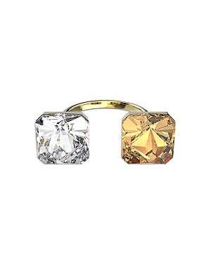Swarovski Chroma Pyramid Crystal Cuff Ring