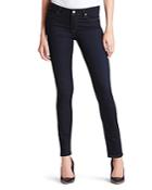 Paige Transcend Skyline Mid Rise Skinny Jeans In Mona