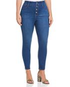 Seven7 Jeans Plus High Rise Skinny Jeans In Harbor Wash