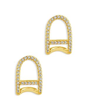 Sterling Forever Ezra Suspender Stud Earrings