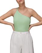 Whistles Ribbed One Shoulder Tank