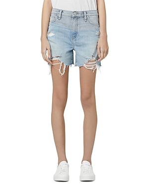 Hudson Devon High Rise Denim Shorts In Lift Me Up