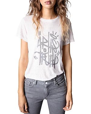 Zadig & Voltaire Azedi Jormi Strass Rhinestone Tee