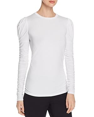 Elie Tahari Daisy Ruched Knit Top