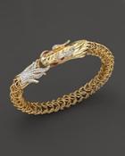 John Hardy Diamond, Ruby & 18k Yellow Gold Medium Naga Dragon Bracelet, .86 Ct. T.w.
