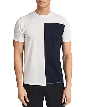 Reiss Bois Mercerized Colorblock Regular Fit Tee