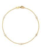 Bloomingdale's Diamond Station Bracelet In 14k Yellow Gold, 0.10 Ct. T.w. - 100% Exclusive