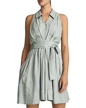 Reiss Carlotta Button Front Mini Dress