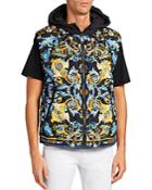 Versace Jeans Couture Tuileries Print Reversible Hooded Vest