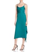 Tracy Reese Asymmetric Midi Slip Dress