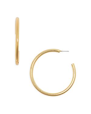 Aqua Open Hoop Earrings In Gold Tone - 100% Exclusive