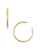 Aqua Open Hoop Earrings In Gold Tone - 100% Exclusive