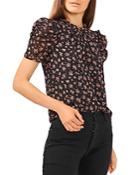 1.state Ruched Floral Top