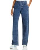 Rag & Bone Miramar Wide Leg Stretch Waist Jeans In Bridle Trail