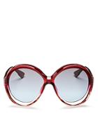 Dior Diorbianca Round Sunglasses, 58mm