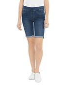 Nydj Pull On Jean Shorts In Clean Marcel