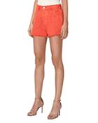 7 For All Mankind Easy Ruby Cut Off Jean Shorts In Tigerlily