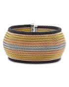 Alor Multicolor Cable Cuff Bracelet