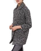 Gerard Darel Siana Oversized Tweed Coat