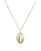 Argento Vivo Shell Pendant Necklace In 14k Gold-plated Sterling Silver, 24