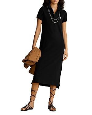 Polo Ralph Lauren Mesh Midi Polo Dress