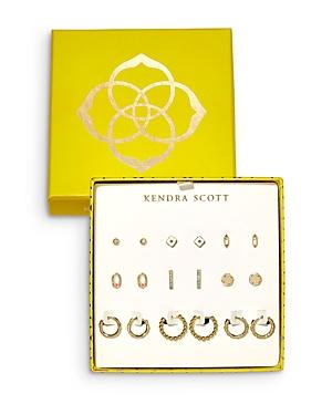 Kendra Scott Stud & Hoop Earrings, Set Of 9