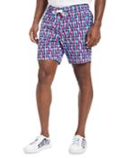 Robert Graham Bottles Up Printed Regular Fit Swim Trunks