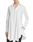 Donna Karan Stretch-cotton Long Shirt