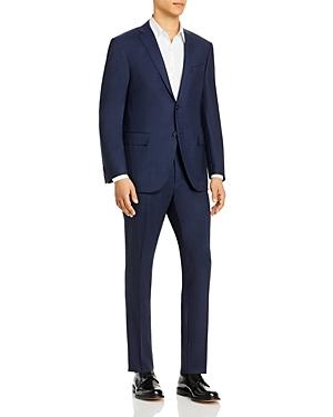Corneliani Melange Solid Academy Fit Suit