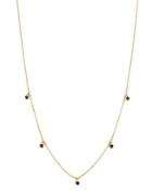 Bloomingdale's Blue Sapphhire Bezel Set Station Necklace In 14k Yellow Gold, 18 - 100% Exclusive