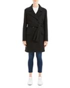 Theory Belted Long Peacoat