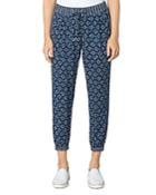 Liverpool Los Angeles Elastic Waist Cropped Joggers