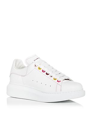 Alexander Mcqueen Women's Oversized Multicolor Grommet Sneakers