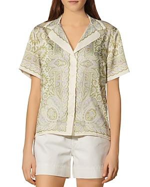 Sandro Liviana Printed Shirt