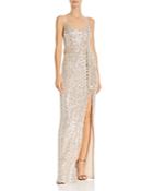 Likely Emile Sequined Column Gown