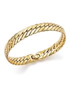 14k Yellow Gold Flat Curb Link Bracelet - 100% Exclusive