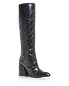 Chloe Women's Wave Leather Tall Boots