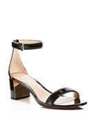 Tory Burch Cecile Ankle Strap Mid Heel Sandals
