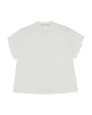 Vanessa Bruno Robinson Cotton Button Front Blouse